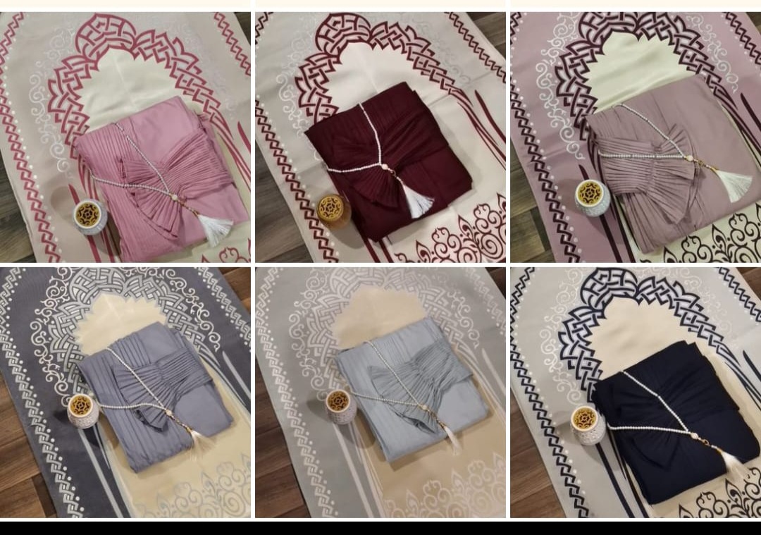 شرشف صلاة قطني ناعم مكسر او مطرز